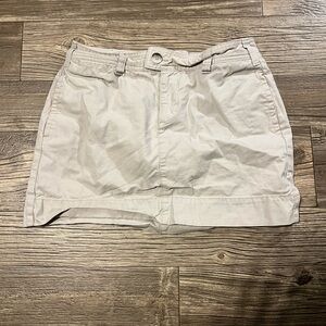 GAP Cream Mini Skirt